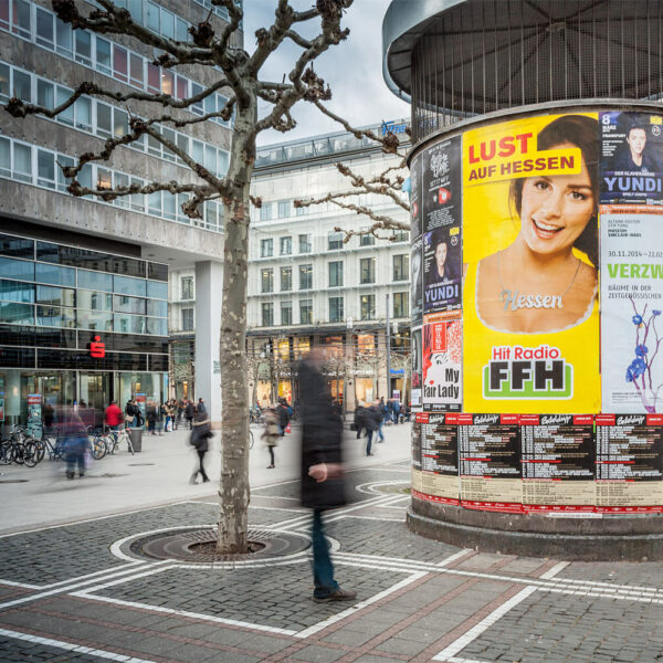 Keyvisual Hitradio FFH Werbekampagne auf Allgmeinplatz Konstabler Wache